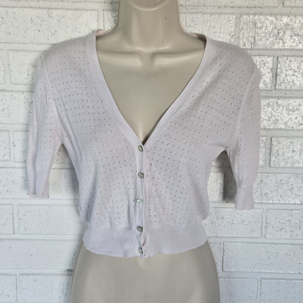 1175 MNG brand short sleeve shrug cardigan